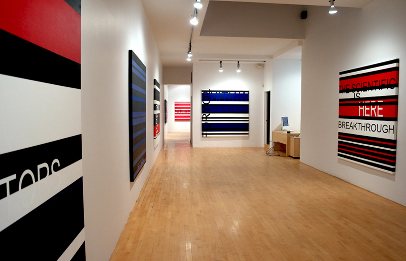 CLICK HERE TO ENTER (exhibition view), 2013, Galerie Graff, Montreal (QC) Canada